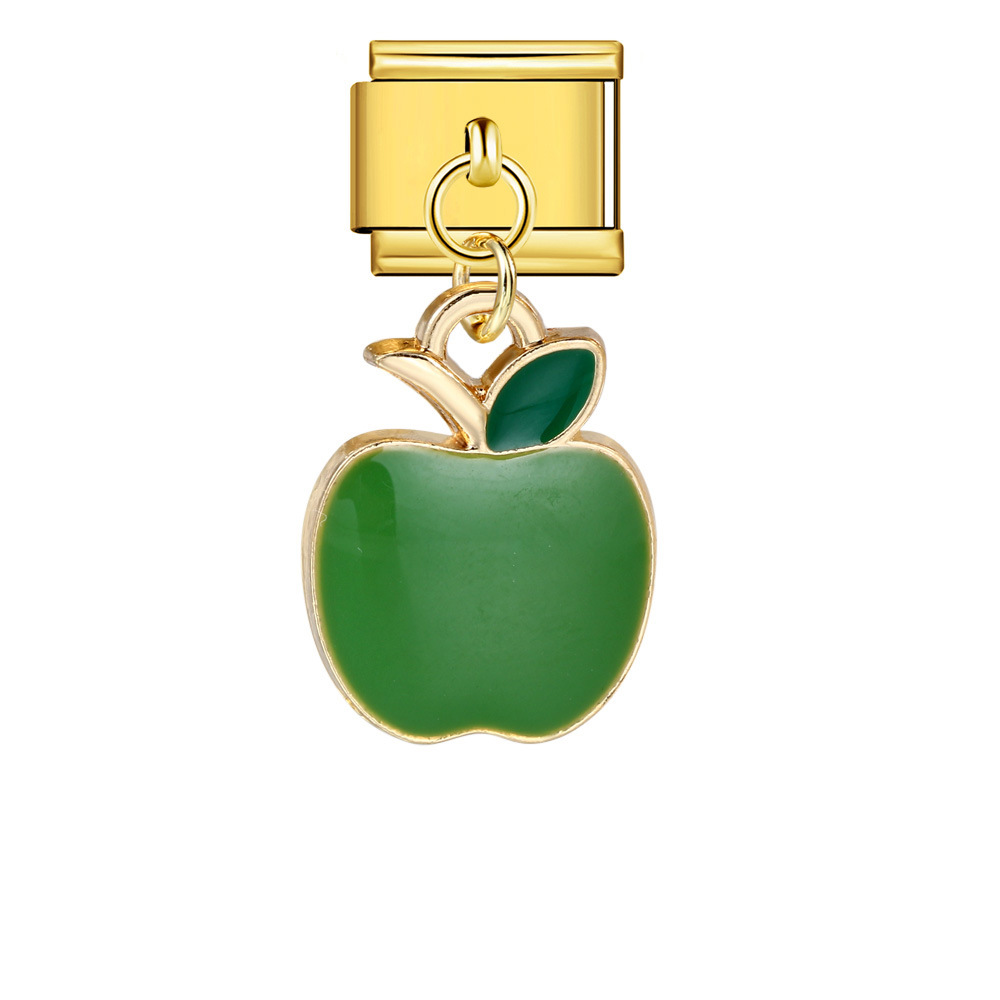 Italian-style cute fruit pendant, exquisite DIY creative personalized modular accessories, necklace, bracelet, and jewelry.