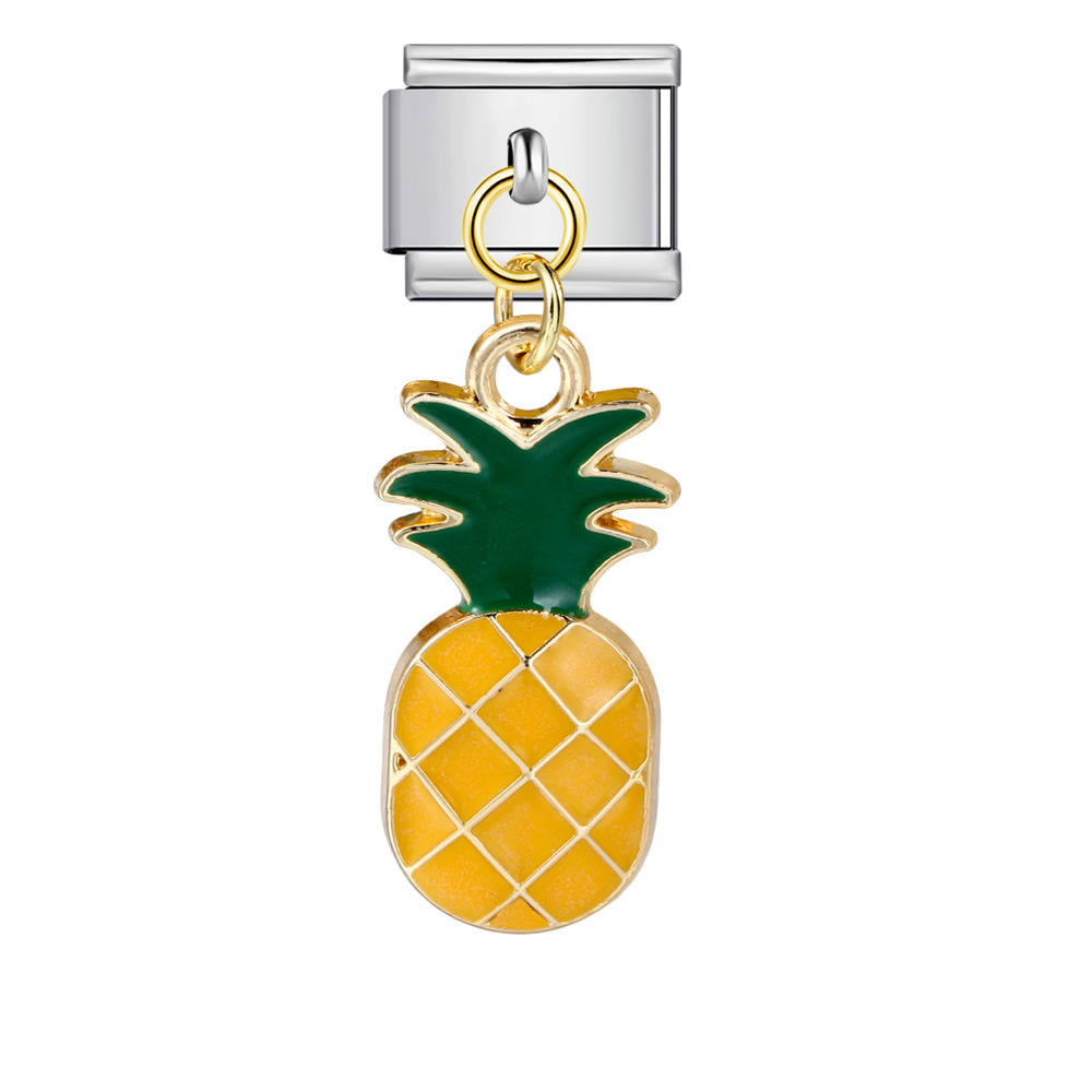 Italian-style cute fruit pendant, exquisite DIY creative personalized modular accessories, necklace, bracelet, and jewelry.