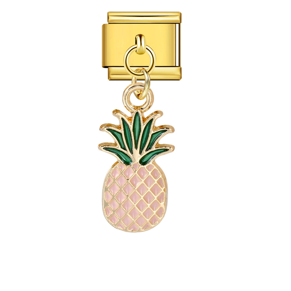 Italian-style cute fruit pendant, exquisite DIY creative personalized modular accessories, necklace, bracelet, and jewelry.