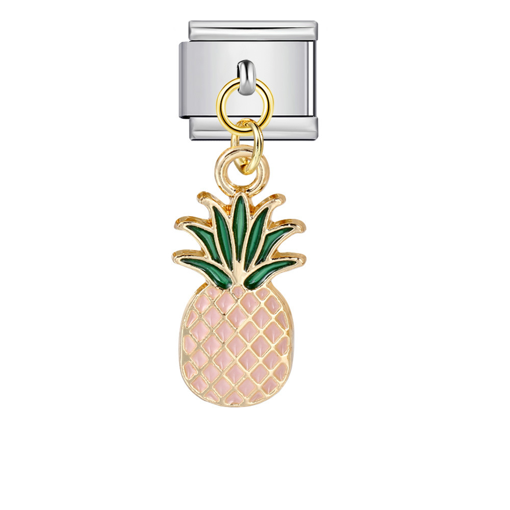 Italian-style cute fruit pendant, exquisite DIY creative personalized modular accessories, necklace, bracelet, and jewelry.