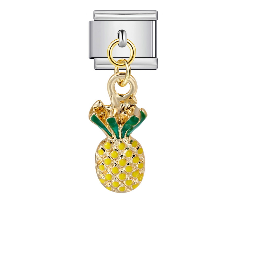 Italian-style cute fruit pendant, exquisite DIY creative personalized modular accessories, necklace, bracelet, and jewelry.