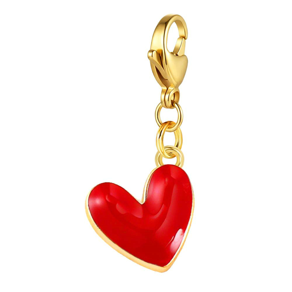 New Lobster Buckle Red Pattern Pendant DIY Handmade Assembled Shoe Charm Gift Box Decoration Accessories