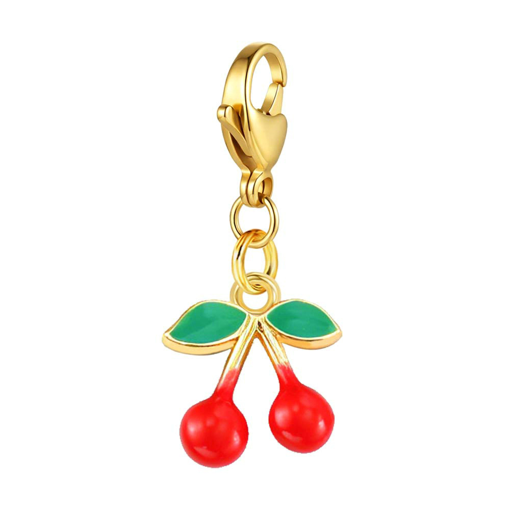 New Lobster Buckle Red Pattern Pendant DIY Handmade Assembled Shoe Charm Gift Box Decoration Accessories