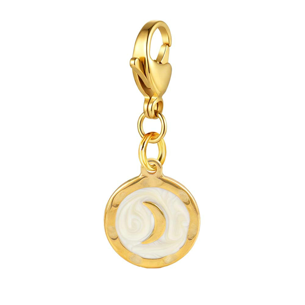 Round small pendant lobster buckle pendant, handmade DIY shoe pendant, bracelet and necklace accessories wholesale
