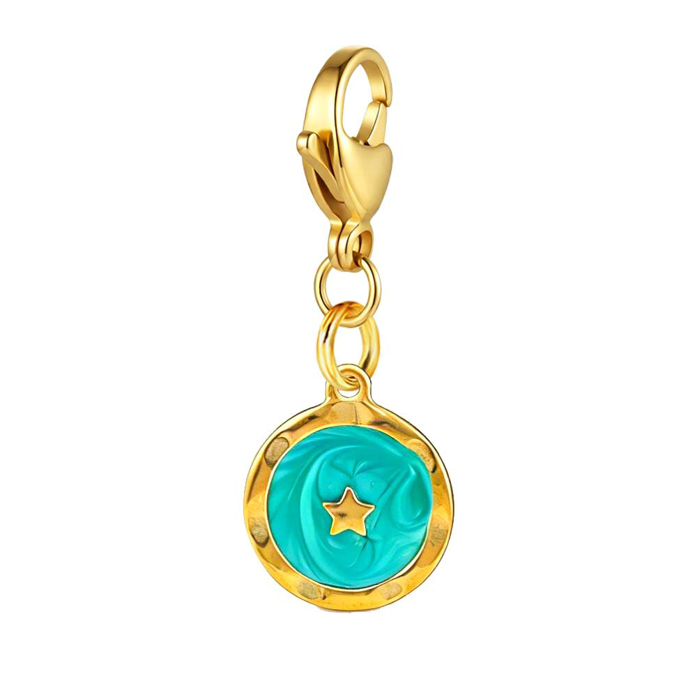 Round small pendant lobster buckle pendant, handmade DIY shoe pendant, bracelet and necklace accessories wholesale