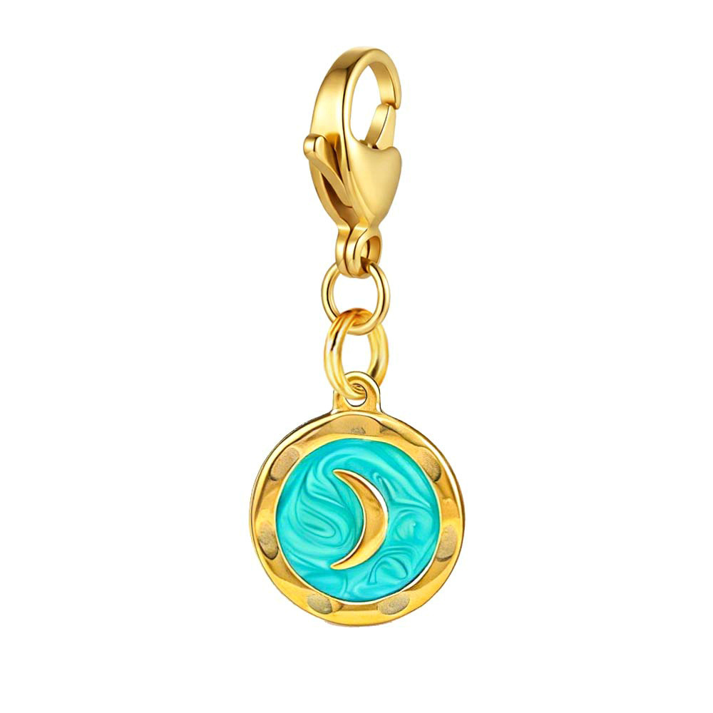 Round small pendant lobster buckle pendant, handmade DIY shoe pendant, bracelet and necklace accessories wholesale