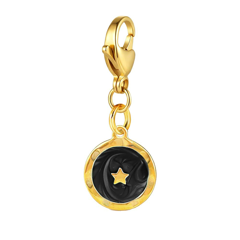 Round small pendant lobster buckle pendant, handmade DIY shoe pendant, bracelet and necklace accessories wholesale