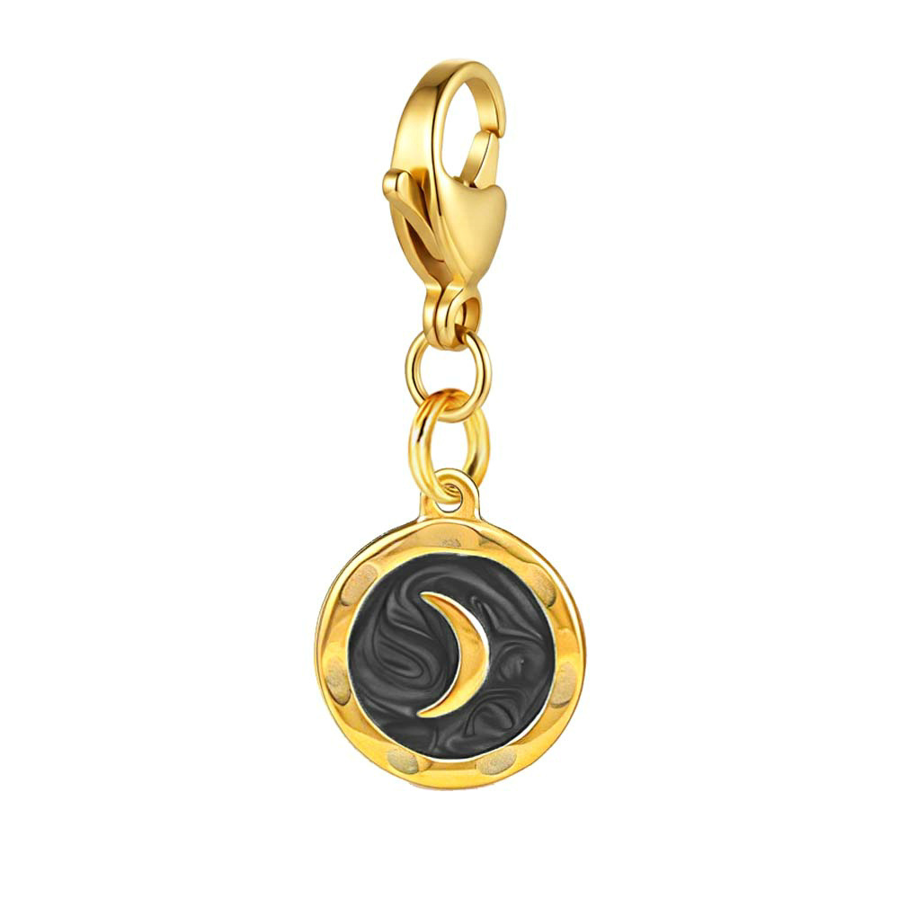 Round small pendant lobster buckle pendant, handmade DIY shoe pendant, bracelet and necklace accessories wholesale