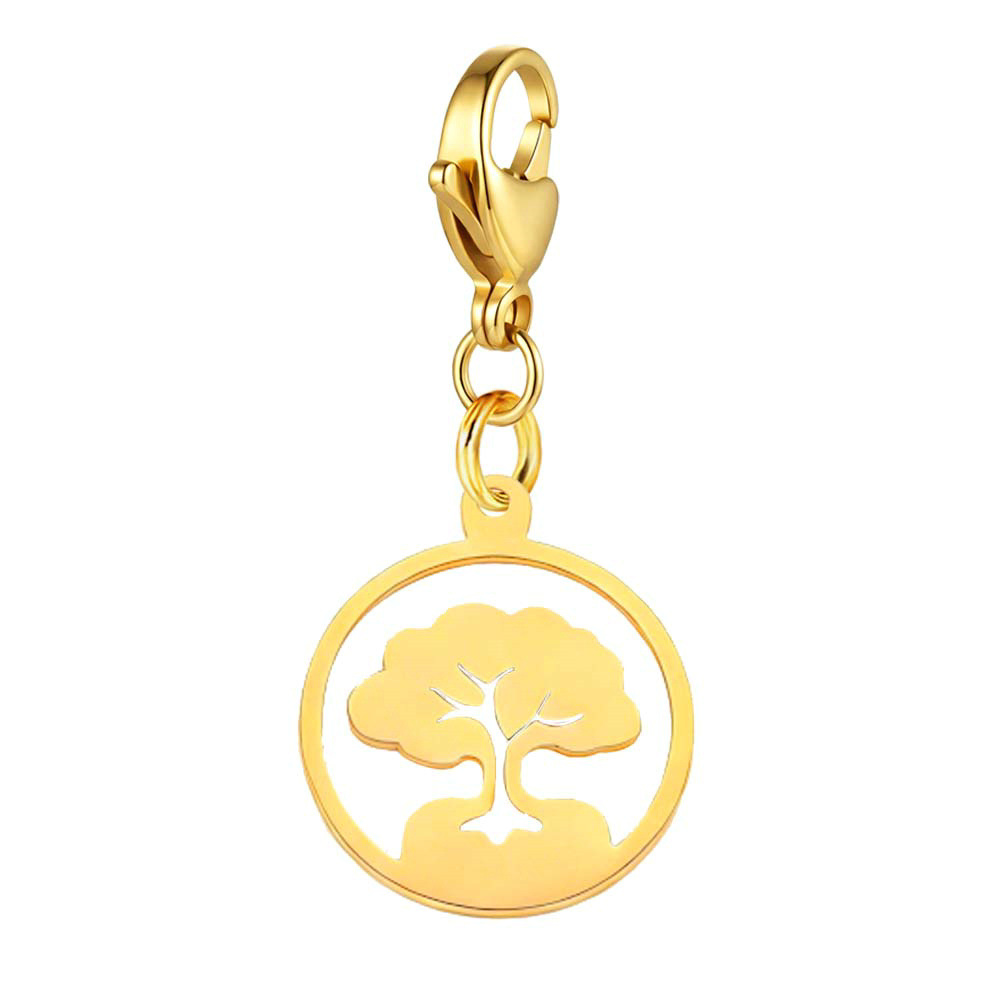 Gold and silver patterned lobster clasp small pendant, handmade DIY shoe pendant module, jewelry accessory wholesale.