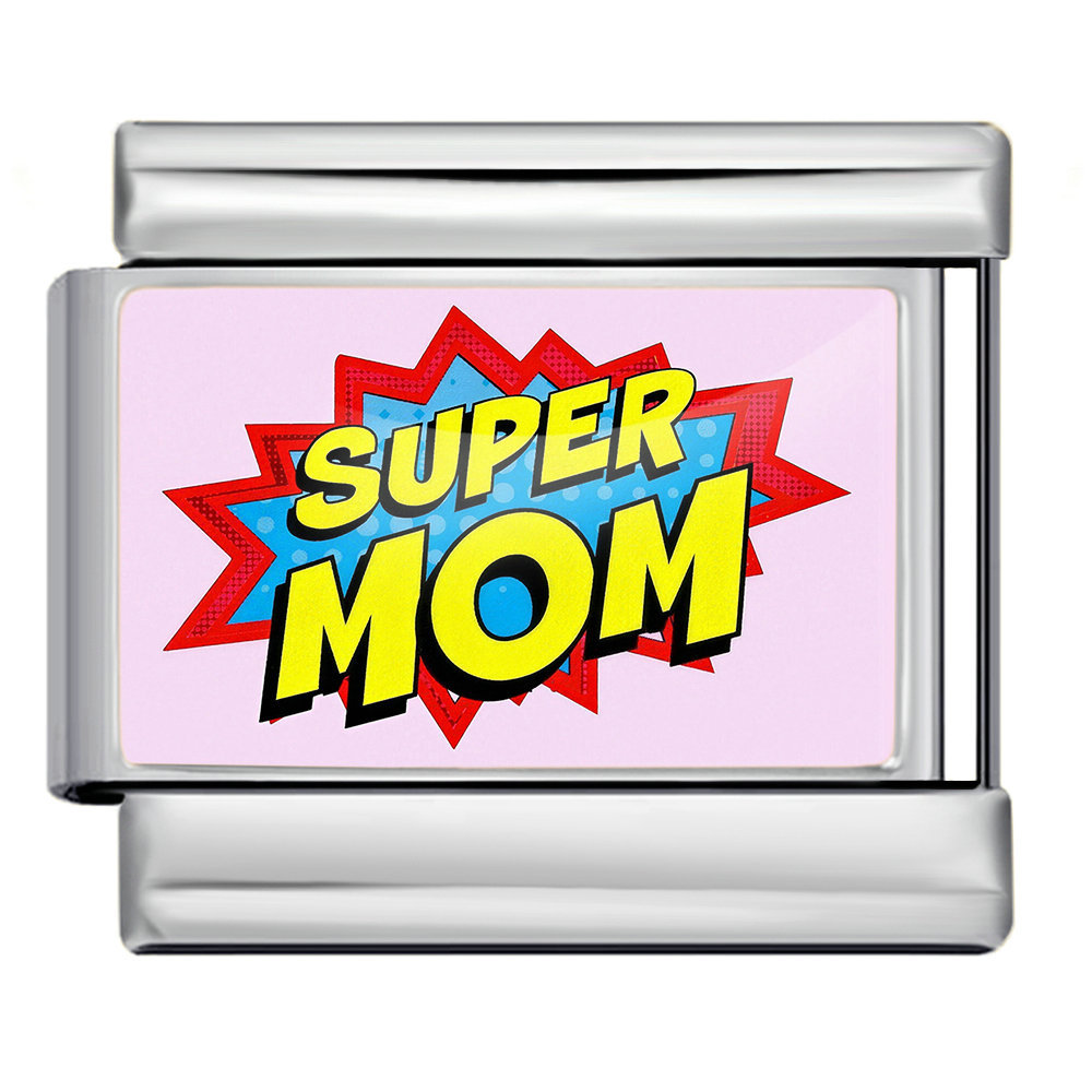Mother's Day DIY Craft Modular Italian Assembly Bracelet with Detachable Stainless Steel Strap