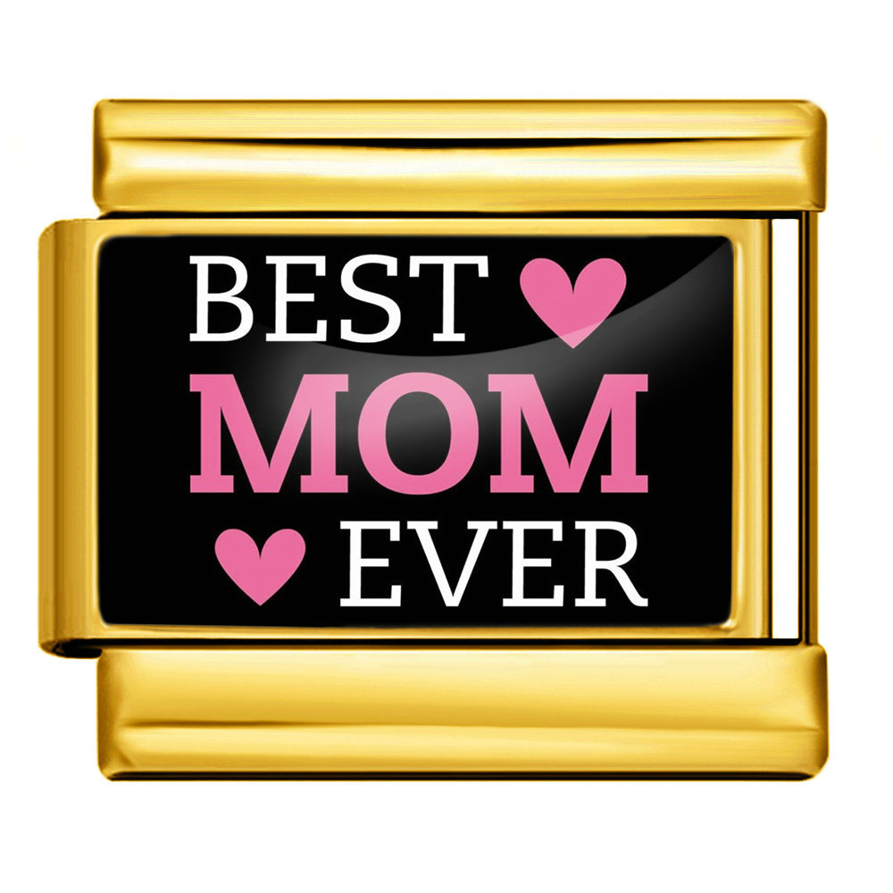 Mother's Day DIY Craft Modular Italian Assembly Bracelet with Detachable Stainless Steel Strap