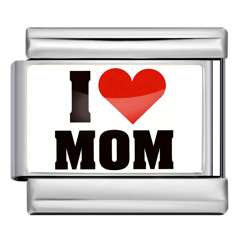 Mother's Day DIY Craft Modular Italian Assembly Bracelet with Detachable Stainless Steel Strap