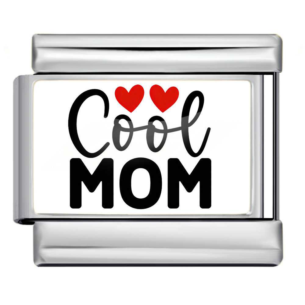Mother's Day DIY Craft Modular Italian Assembly Bracelet with Detachable Stainless Steel Strap