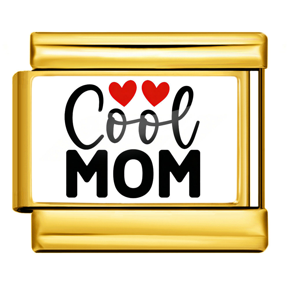 Mother's Day DIY Craft Modular Italian Assembly Bracelet with Detachable Stainless Steel Strap