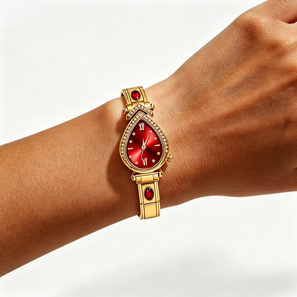 Multi-size oval zircon connector gold Italian modular bracelet DIY accessory