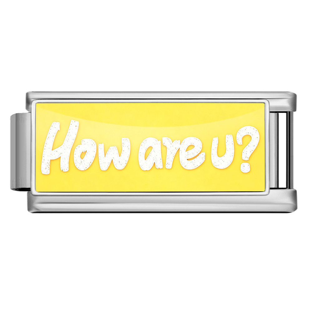Cute Cartoon Pattern Italian Modular Bracelet Stainless Steel DIY Detachable Elastic Watch Strap Chain Jewelry