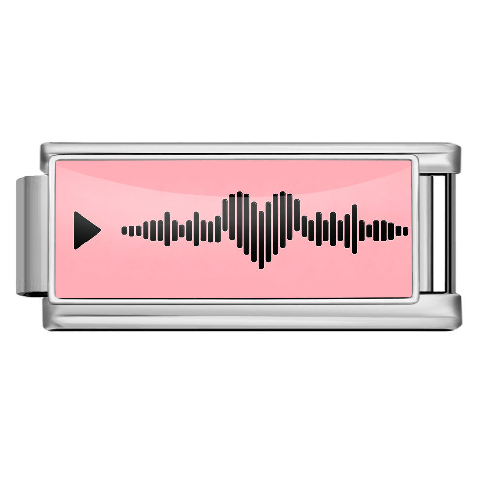 Cute Cartoon Pattern Italian Modular Bracelet Stainless Steel DIY Detachable Elastic Watch Strap Chain Jewelry