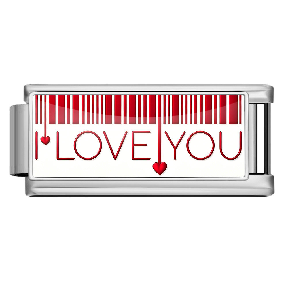 Cute Cartoon Pattern Italian Modular Bracelet Stainless Steel DIY Detachable Elastic Watch Strap Chain Jewelry