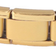 Photo multifunctional Italian modular bracelet with elastic block splicing titanium steel strap.
