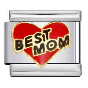 New Mother's Day Series Bracelet, Titanium Steel Gold-Plated Welded Pattern DIY Italian Modular Bracelet