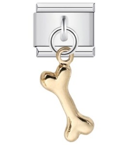 New Charming Pendant Series Italian Modular Bracelet with Single Hook, Titanium Steel Elastic Composite Strap Chain