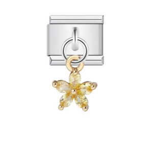 Charming Italian Modular Bracelet with Single Shell Pearl Titanium Steel Strap