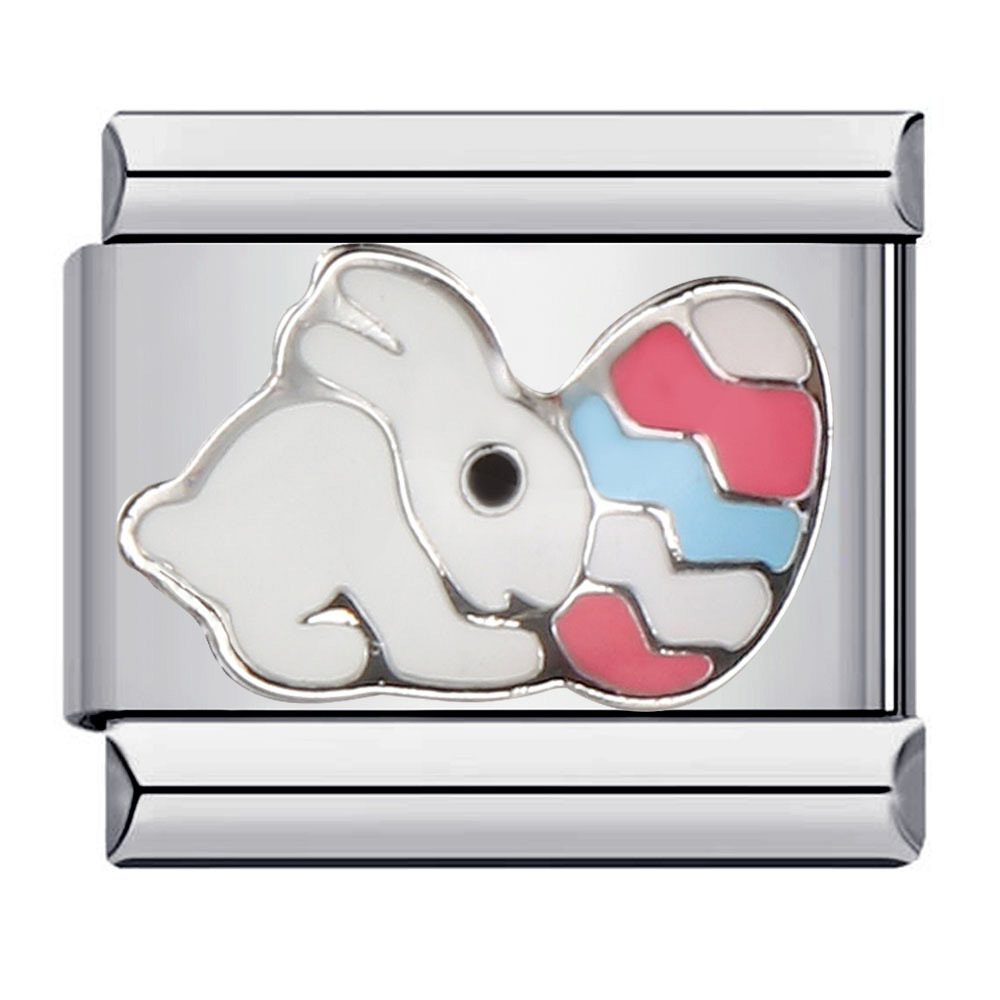Italian modular stainless steel welded oil-drip animal pattern DIY free splicing and combination bracelet accessories