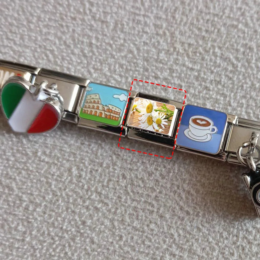 DIY Personalized Photo Frames, Titanium Steel Watch Strap Chains, Stylish Modular Bracelets