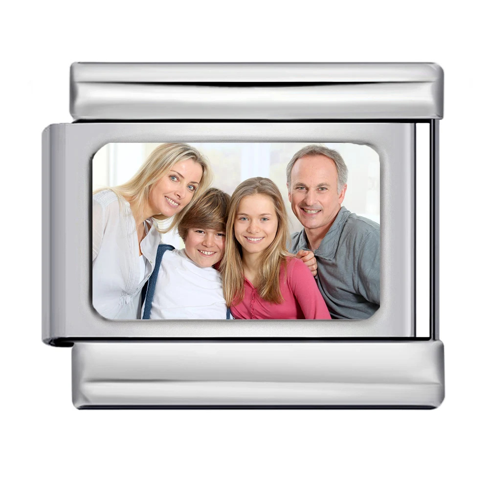 DIY Personalized Photo Frames, Titanium Steel Watch Strap Chains, Stylish Modular Bracelets
