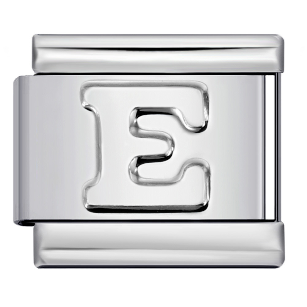 New Un-dripping Series Bracelet in Titanium Steel with 26 English Letters, DIY Italian Modular Bracelet Accessories