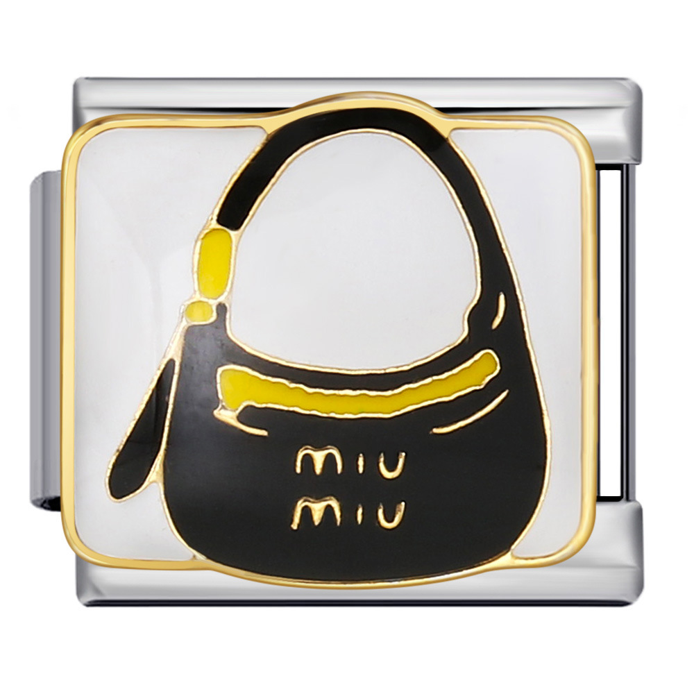Exquisite Bags Series, Italian Modular Bracelets, Colorful Welded Pattern DIY Personalized Bracelets, Valentine's Day Gifts
