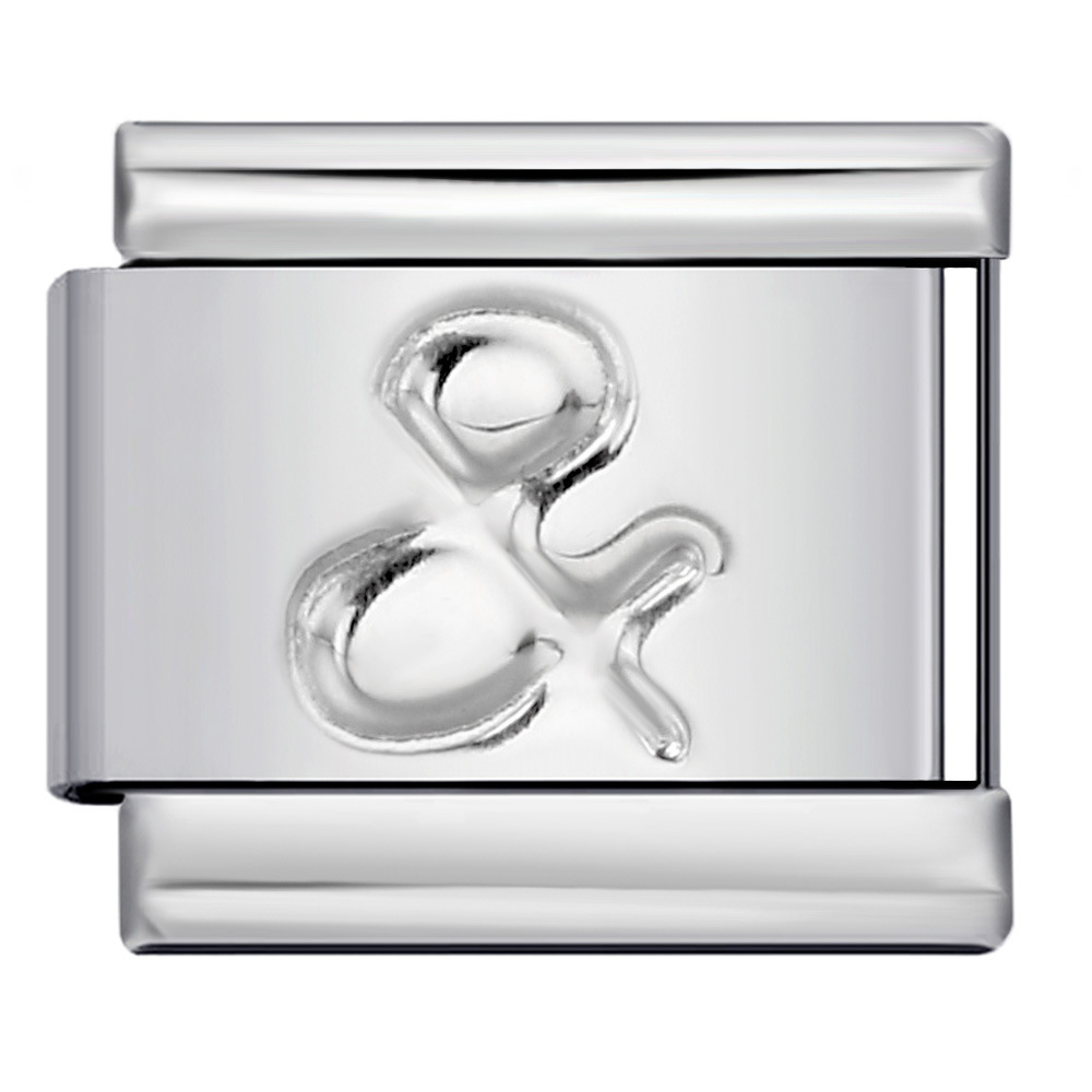 New number symbol series Italian modular bracelet stainless steel stamping DIY elastic bracelet accessories wholesale