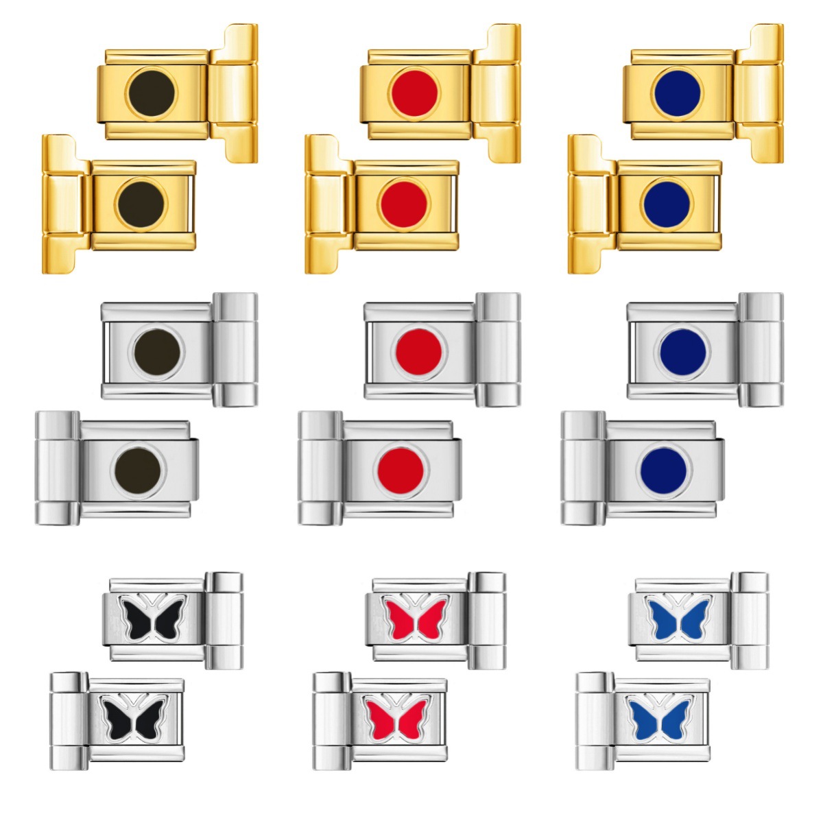 New drip pattern DIY watch strap connector Italian module bracelet assembly and splicing tool