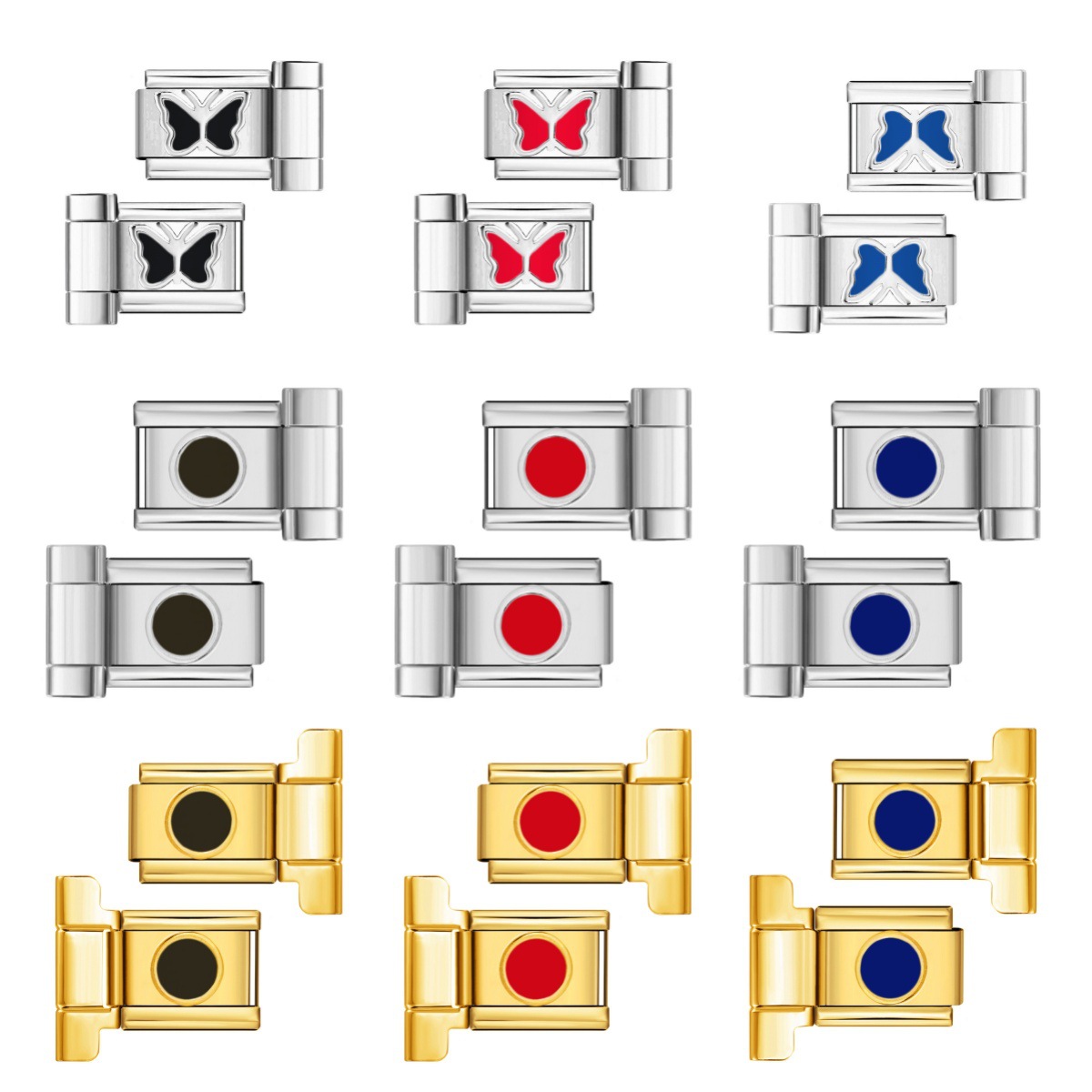 New drip pattern DIY watch strap connector Italian module bracelet assembly and splicing tool