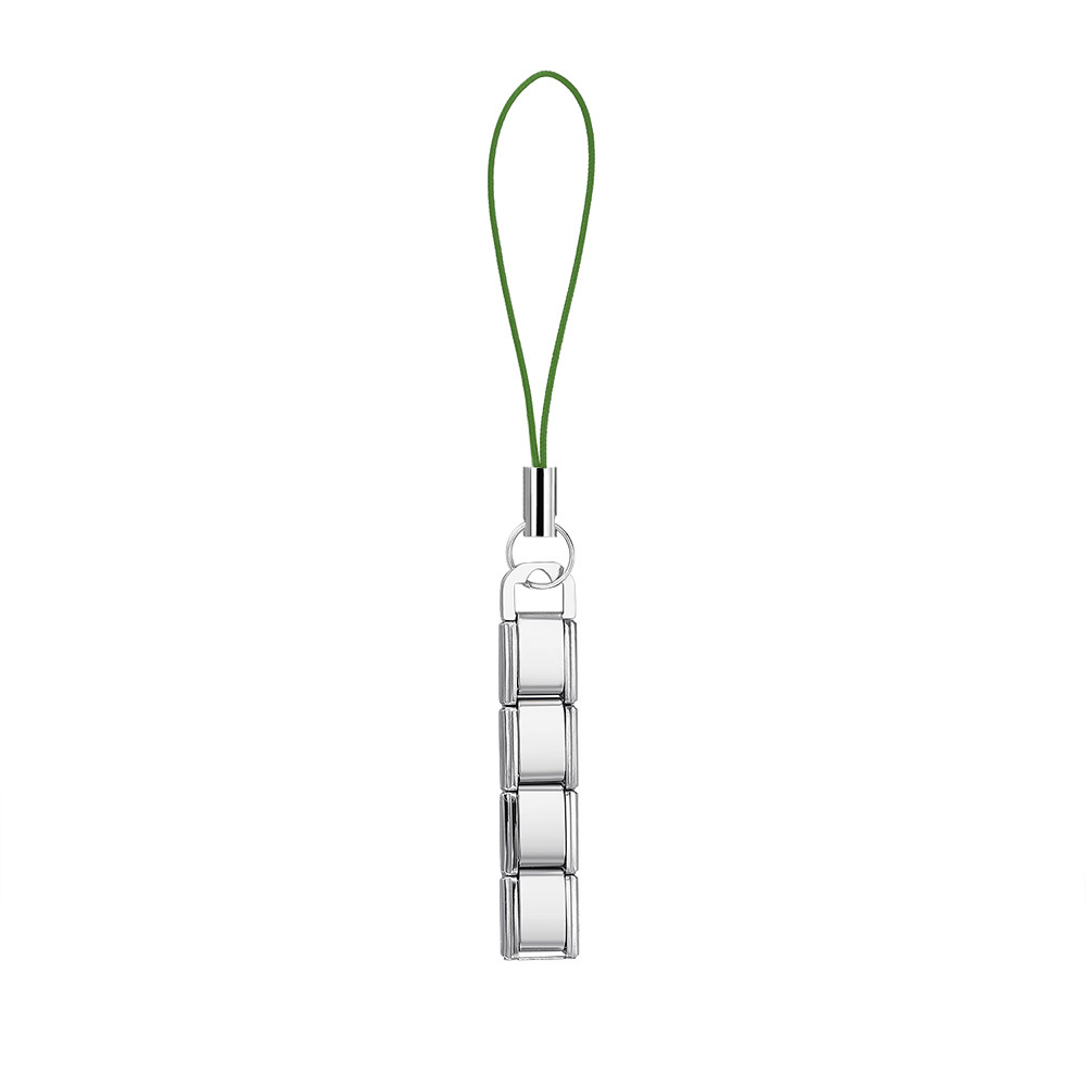 New colorful mobile phone strap with lobster buckle modular design, DIY keychain pendant, stainless steel watch strap chain