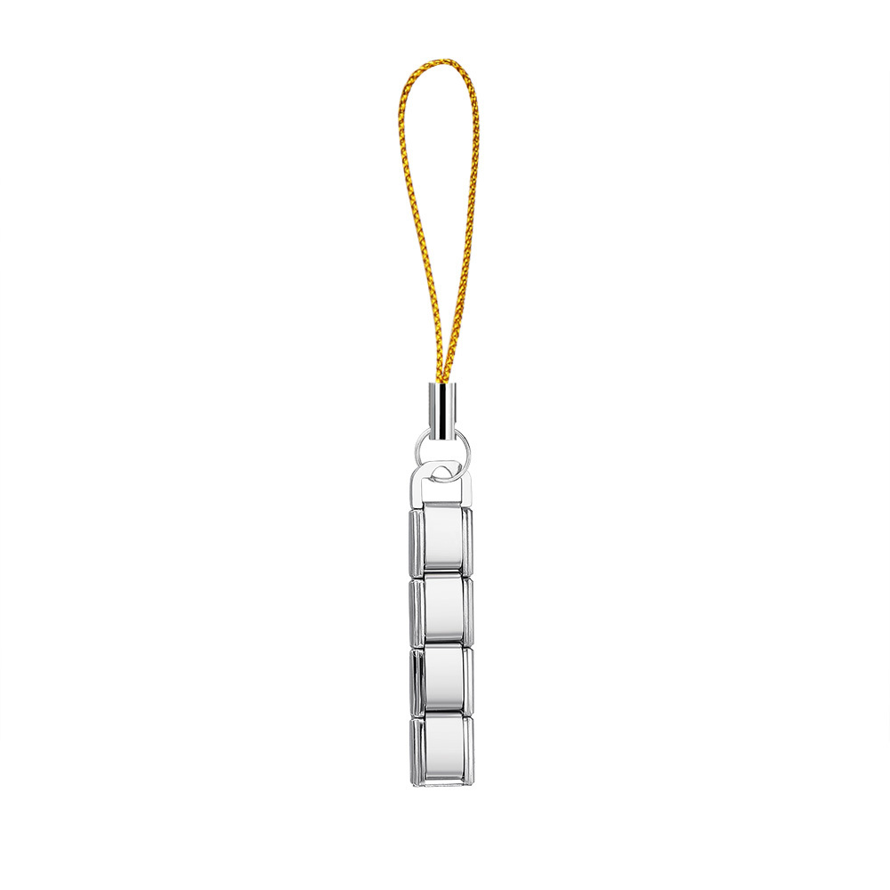 New colorful mobile phone strap with lobster buckle modular design, DIY keychain pendant, stainless steel watch strap chain