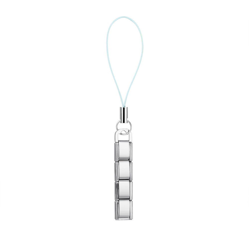 New colorful mobile phone strap with lobster buckle modular design, DIY keychain pendant, stainless steel watch strap chain