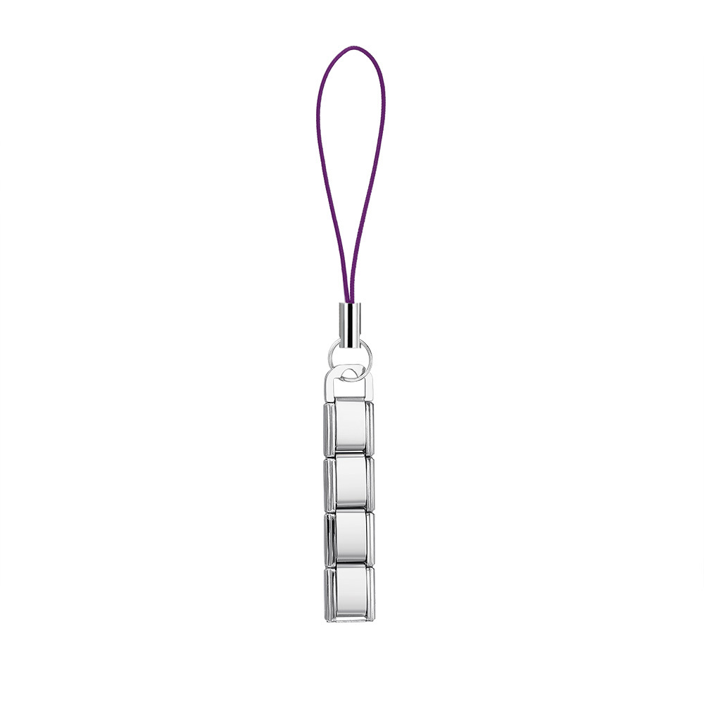 New colorful mobile phone strap with lobster buckle modular design, DIY keychain pendant, stainless steel watch strap chain