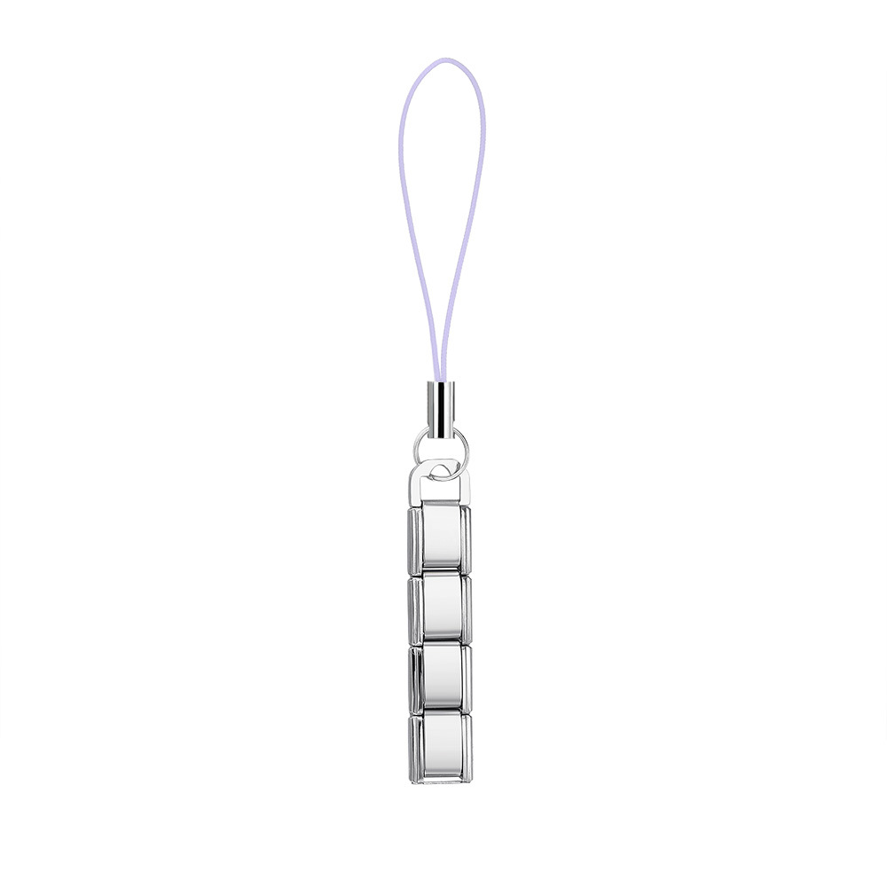 New colorful mobile phone strap with lobster buckle modular design, DIY keychain pendant, stainless steel watch strap chain
