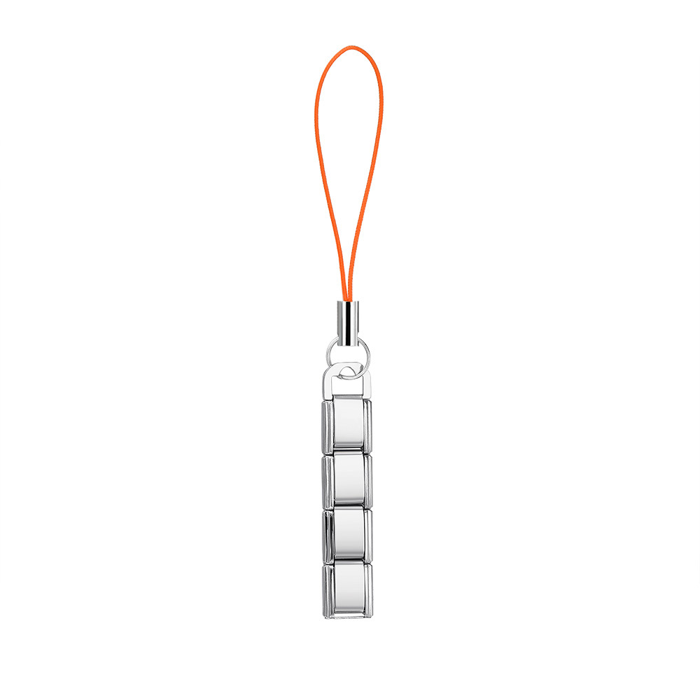 New colorful mobile phone strap with lobster buckle modular design, DIY keychain pendant, stainless steel watch strap chain