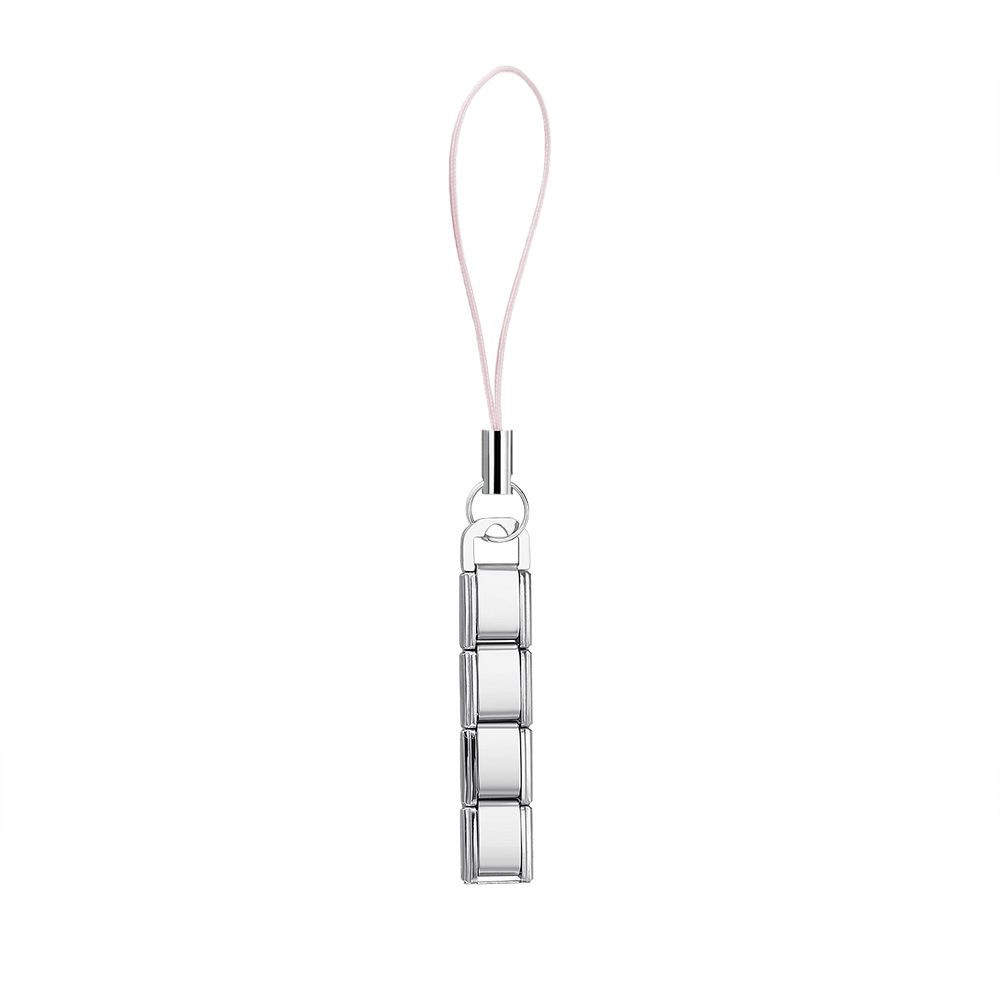 New colorful mobile phone strap with lobster buckle modular design, DIY keychain pendant, stainless steel watch strap chain