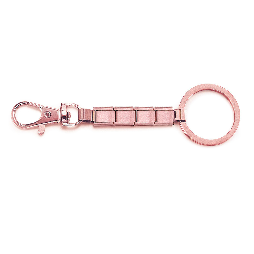 New multi-color spray-painted keychain DIY modular bracelet pendant stainless steel watch strap chain wholesale