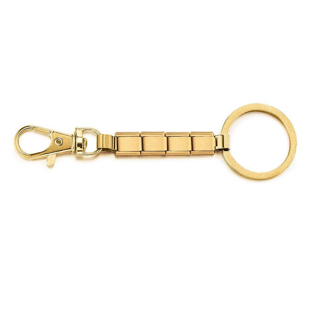 New multi-color spray-painted keychain DIY modular bracelet pendant stainless steel watch strap chain wholesale