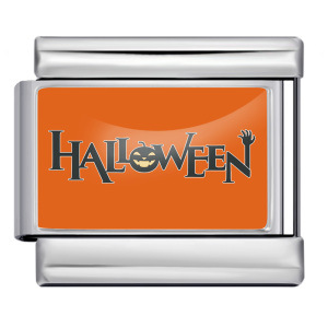Cross-border best-selling Halloween series Italian modular bracelet stainless steel DIY elastic bracelet watch strap chain