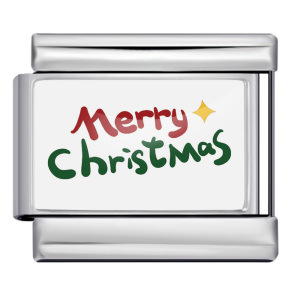 New cross-border Christmas series Italian modular bracelet creative DIY stainless steel elastic bracelet wholesale