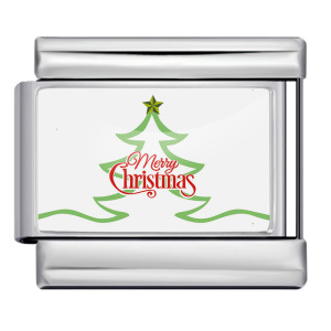 New cross-border Christmas series Italian modular bracelet creative DIY stainless steel elastic bracelet wholesale