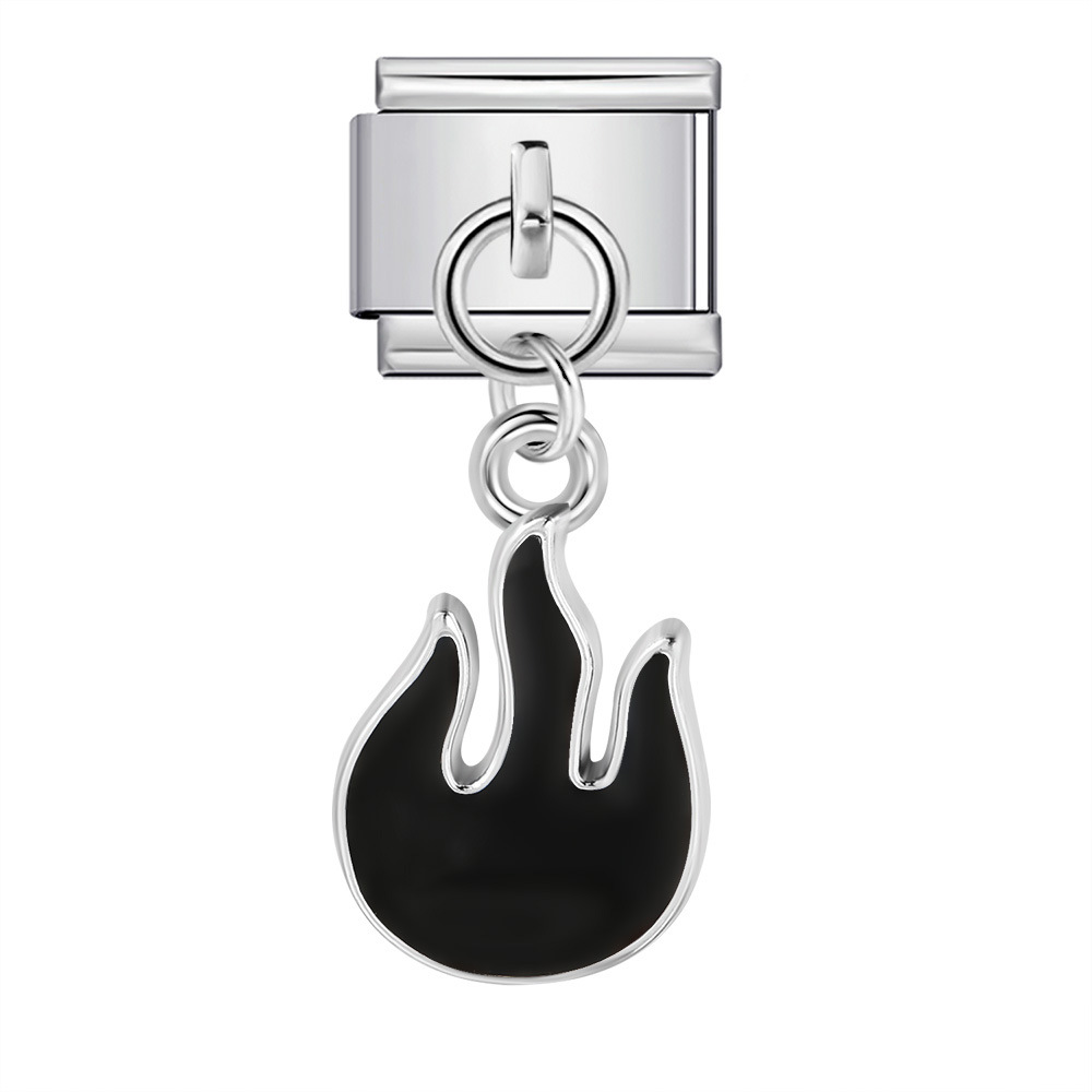 New cute Italian modular pendant bracelet with titanium steel hook, DIY free assembly handmade modular jewelry