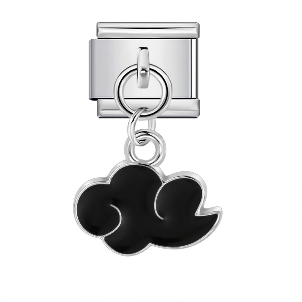 New cute Italian modular pendant bracelet with titanium steel hook, DIY free assembly handmade modular jewelry