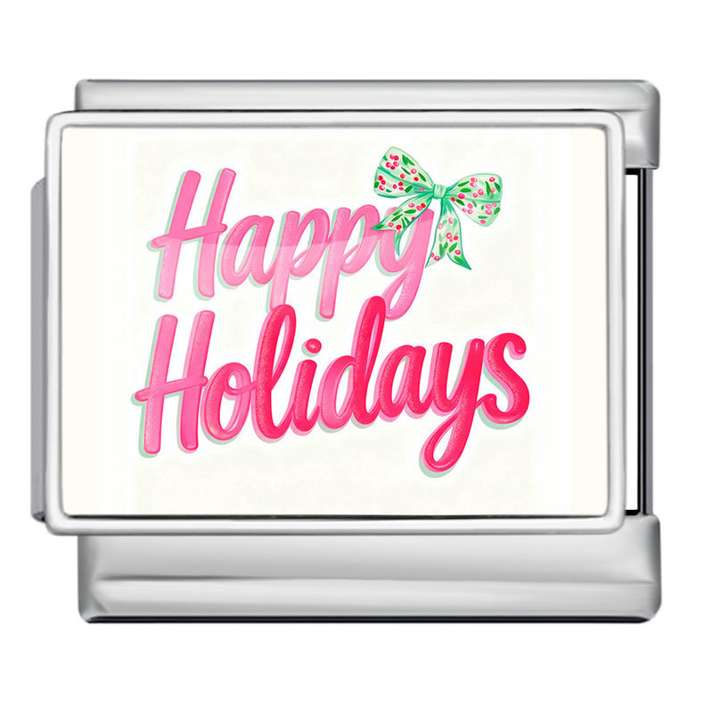 Christmas Series DIY Modular Stainless Steel Bangle Handmade Italian Modular Accessories Bracelet Wholesale