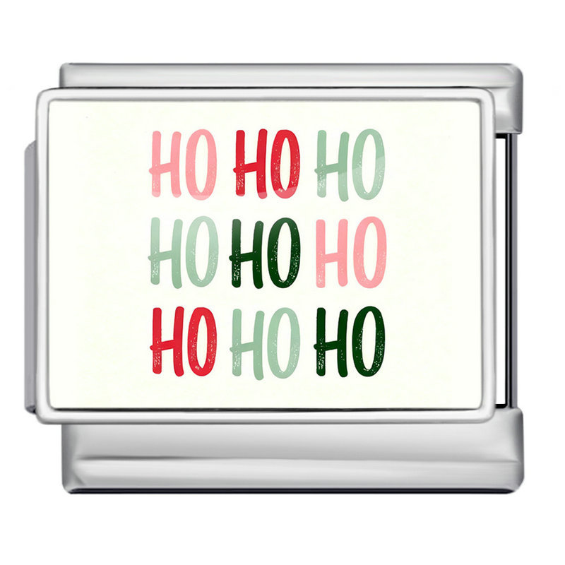 Christmas Series DIY Modular Stainless Steel Bangle Handmade Italian Modular Accessories Bracelet Wholesale